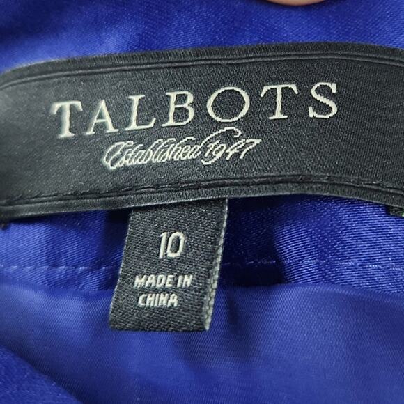 TALBOTS Blue Maxi Skirt Womens Size 10 - Picture 3 of 3